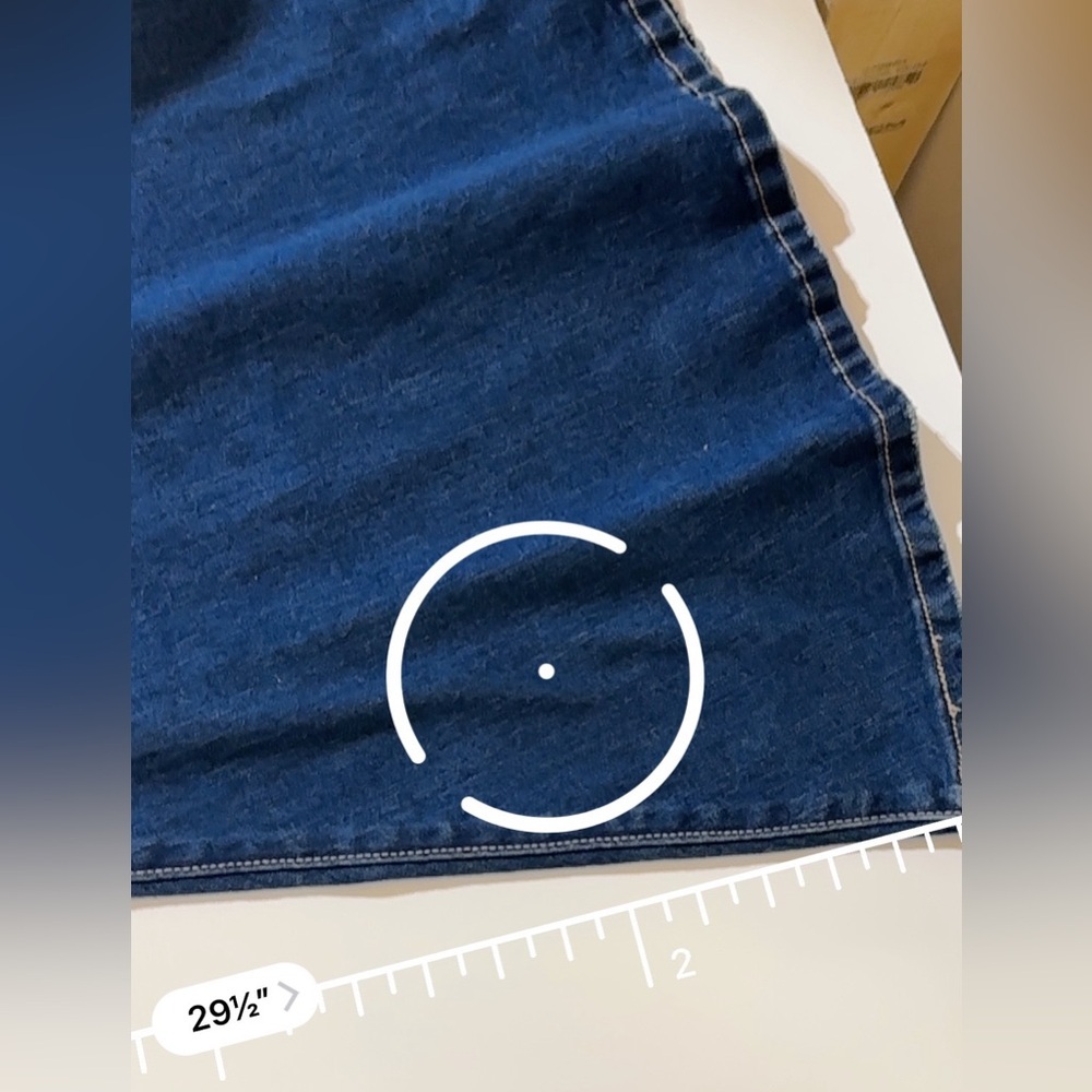 Eloquii Classic Blue Classic Fit Bell Bottom Flare Leg Jeans Plus Size 20 NEW - Picture 15 of 16